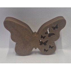 Vlinder staand resin-art